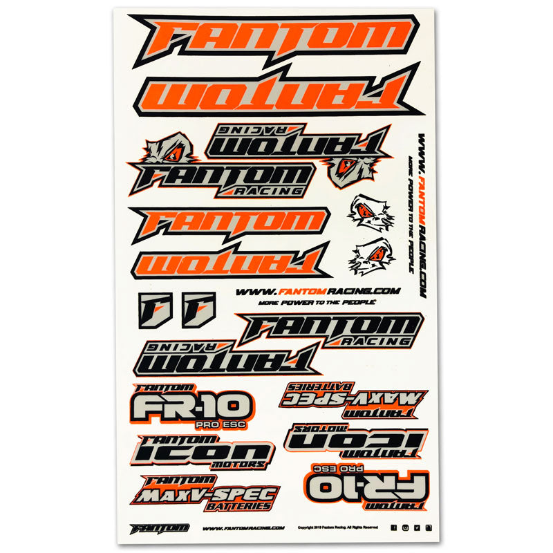 U-Cut Team Sticker Sheet