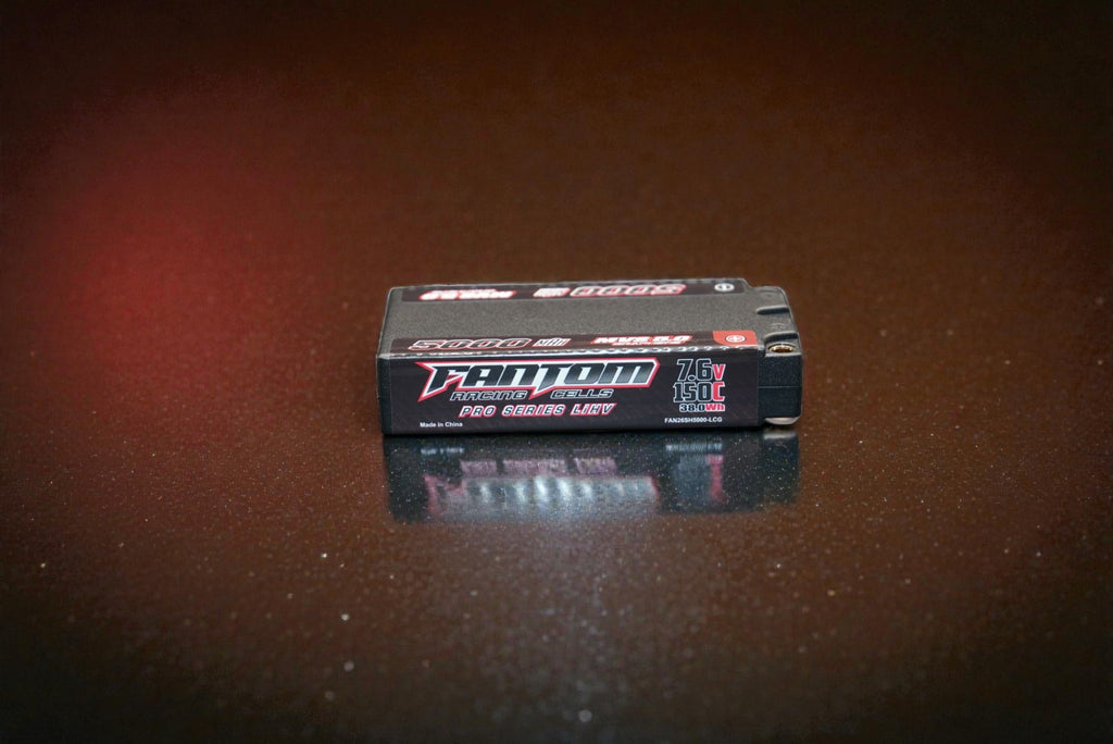 5000mAh, 160C, 7.6v, 2-Cell, SHORTY ULCG, MVS 5.0 PRO