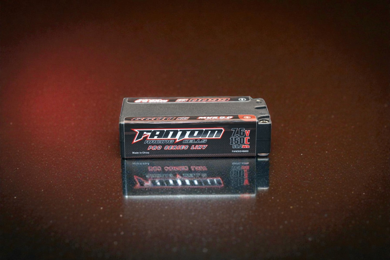 6600mAh, 150C, 7.6v, 2-Cell, SHORTY, MVS 5.0 PRO