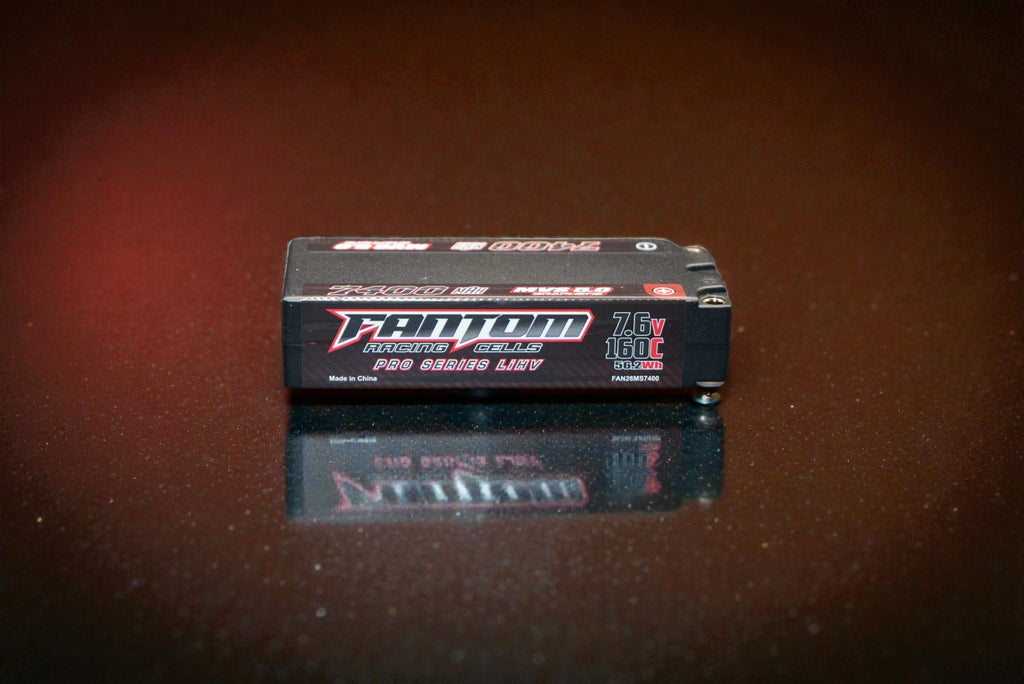 7400mAh, 160C, 7.6v, 2-Cell, Mid-Shorty, MVS 5.0 PRO