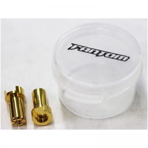 5mm Male Low Profile Bullet Connectors (1pr)