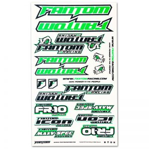 U-Cut Team Sticker Sheet – Flo Green