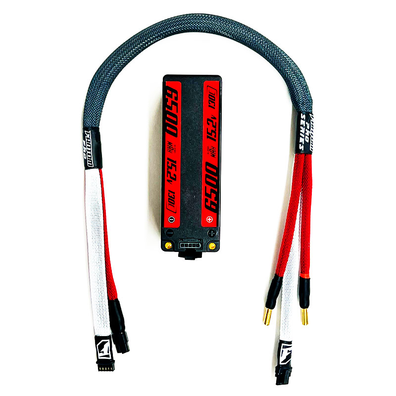 4S (4-Cell), XT60 (charger) to 5mm Bullet (battery) PRO SERIES Charge Lead + Top Type Balance Tap